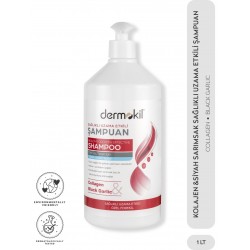 Dermokil Kolojen & Siyah Sarımsak Sağlıklı Uzama Etkili Şampuan 1 LT