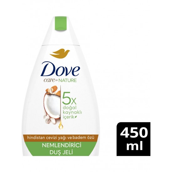 Dove Duş Jeli Hindistan Cevizi Yağı ve Badem Özü 450 ml