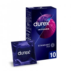 Durex Intense Uyarıcı Jelli ve Tırtıklı Prezervatif 10'lu Durex Intense Uyarıcı Jelli ve Tırtıklı Prezervatif 10'lu