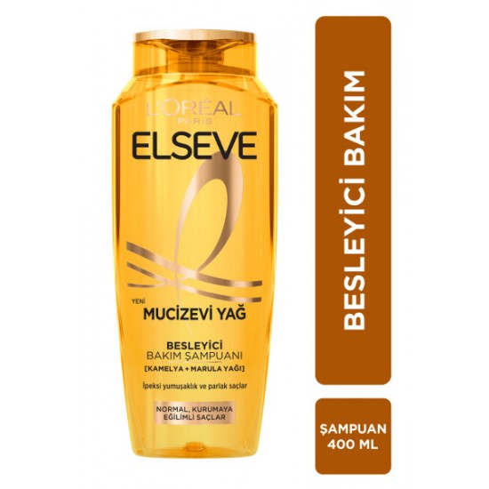Elseve Mucizevi Yağ Besleyici Bakım Şampuanı 400 ml