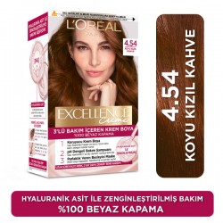Excellence Creme Saç Boyası 4.54 Koyu Kızıl Kahve Excellence Creme Saç Boyası 4.54 Koyu Kızıl Kahve