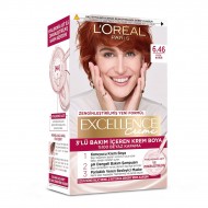 Excellence Creme Saç Boyası 6.46 Kızıl Bakır Excellence Creme Saç Boyası 6.46 Kızıl Bakır