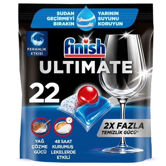 Finish Ultimate Kapsül 22 Tablet Bulaşık Deterjanı Finish Ultimate Kapsül 22 Tablet Bulaşık Deterjanı