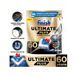 Finish Ultimate Plus 60 Kapsül Bulaşık Makinesi Deterjanı Tableti  Finish Ultimate Plus 60 Kapsül Bulaşık Makinesi Deterjanı Tableti