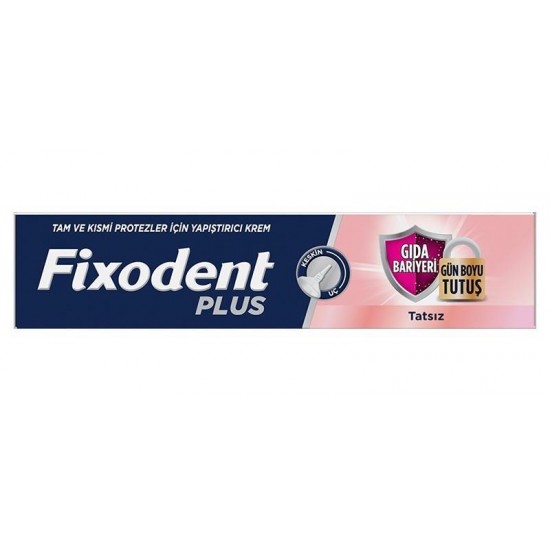 FIXODENT PLUS GIDA BARIYERI TAT ICERMEZ 40GR FIXODENT PLUS GIDA BARIYERI TAT ICERMEZ 40GR