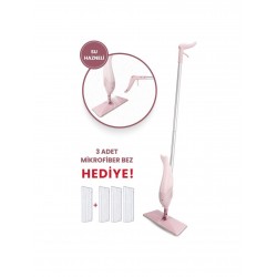 Flora Yunus Spreyli Su Hazneli Mop + 3 Adet Mikrofiber Bez Hediye! Flora Yunus Spreyli Su Hazneli Mop + 3 Adet Mikrofiber Bez Hediye!