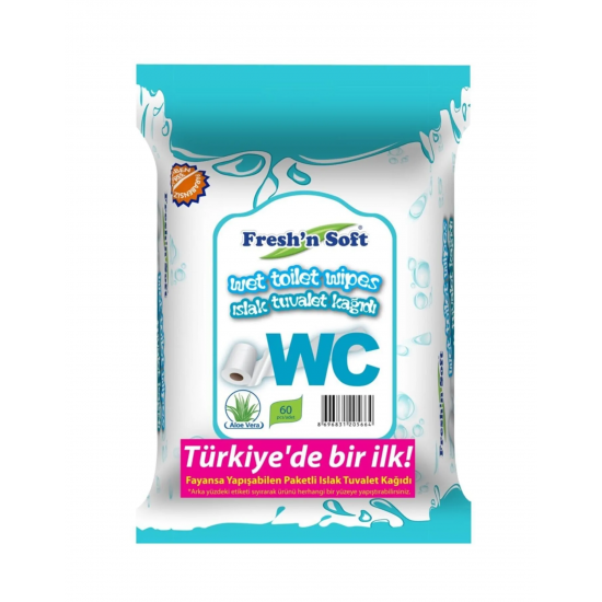 F-SOFT ISLAK TUVALET KAGIDI 60LI F-SOFT ISLAK TUVALET KAGIDI 60LI
