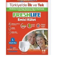 Freshlife Emici Külot Hasta Bezi Büyük Boy 14lü Freshlife Emici Külot Hasta Bezi Büyük Boy 14lü