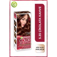 Garnier Çarpıcı Renkler 5.35 Çikolata Kahve Saç Boyası