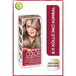 Garnier Çarpıcı Renkler 8.11 Küllü İnci Kumral Saç Boyası Garnier Çarpıcı Renkler 8.11 Küllü İnci Kumral Saç Boyası