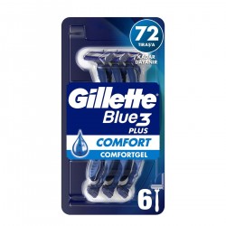 Gillette Blue3 Plus Comfort Kullan At Tıraş Bıçağı 6 Adet Gillette Blue3 Plus Comfort Kullan At Tıraş Bıçağı 6 Adet