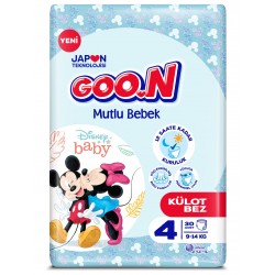 Goon Mutlu Bebek Külot Bez No: 4 30'lu Goon Mutlu Bebek Külot Bez No: 4 30'lu