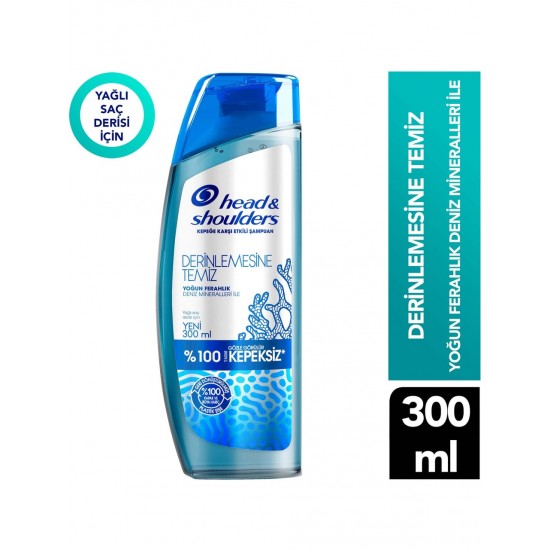 H&S SAMP DERINLEMESINE TEMIZ 300 ML