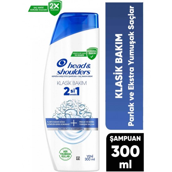 H&S SAMPUAN 300 ML 2SI1 KLASIK BAKIM H&S SAMPUAN 300 ML 2SI1 KLASIK BAKIM