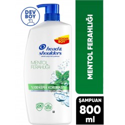 Head&Shoulders Mentol Ferahlığı Şampuan 800 ml Head&Shoulders Mentol Ferahlığı Şampuan 800 ml