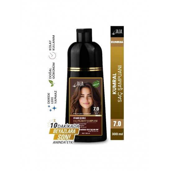 Jaja Vitamin Içerikli Saç Pigment Şampuanı Unisex 300 ml 7.0 Kumral Jaja Vitamin Içerikli Saç Pigment Şampuanı Unisex 300 ml 7.0 Kumral