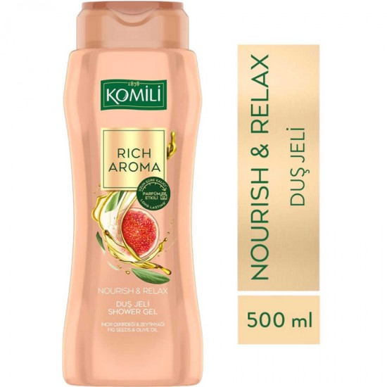 KOMILI DUS JELI RICH 500ML RELAX INCIR KOMILI DUS JELI RICH 500ML RELAX INCIR