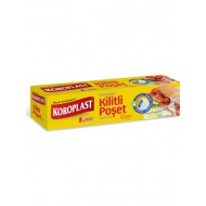 Koroplast Küçük Boy Kilitli Mutfak Torbası 12 Adet 19x25cm Koroplast Küçük Boy Kilitli Mutfak Torbası 12 Adet 19x25cm