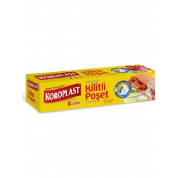 Koroplast Küçük Boy Kilitli Mutfak Torbası 12 Adet 19x25cm Koroplast Küçük Boy Kilitli Mutfak Torbası 12 Adet 19x25cm