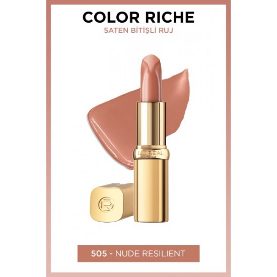 LOREAL RUJ COLOR RICHE SATEN BITISLI 505