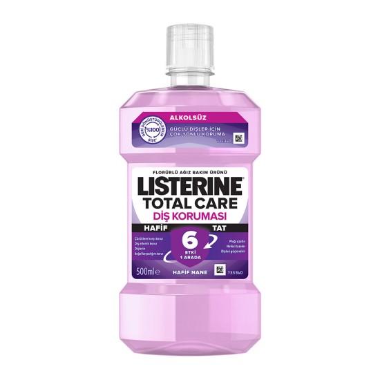 LISTERINE TOTAL CARE 6 ETKI ALKOLSUZ 500 ML LISTERINE TOTAL CARE 6 ETKI ALKOLSUZ 500 ML
