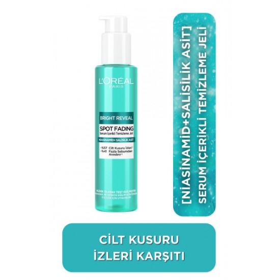 Loreal Bright Reveal Cilt Kusuru Izi Karsiti Temz Jeli 150ml Loreal Bright Reveal Cilt Kusuru Izi Karsiti Temz Jeli 150ml