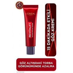 Loreal Paris Revitalift Lazer Eyebag Instant Eraser Göz Altı Torba Görünümüne Karşı Etkili Göz Kremi 15ml