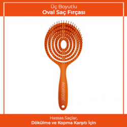Morfose Yeni Nesil Hassas Saçlar Için Kopma Karşıtı Esneyebilen Oval Saç Fırçası