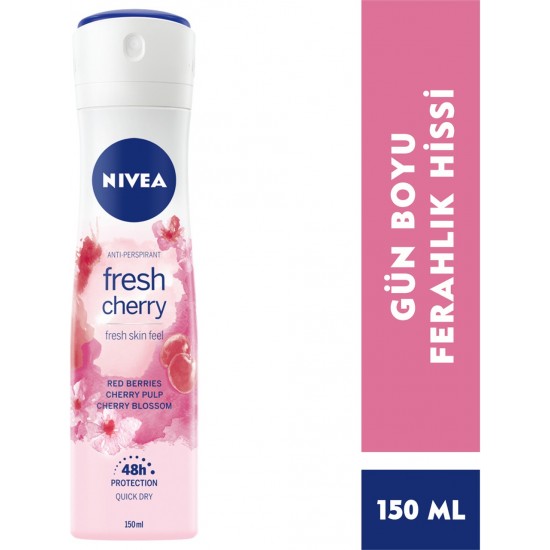 Nivea Fresh Cherry Deodorant 150 ml Nivea Fresh Cherry Deodorant 150 ml