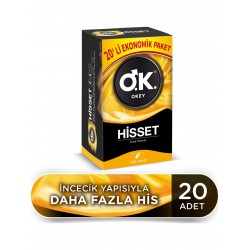 Okey Hisset Prezervatif 20'li