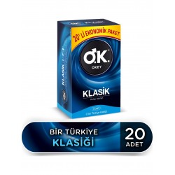 Okey Klasik Prezervatif Ekonomik 20'li Okey Klasik Prezervatif Ekonomik 20'li