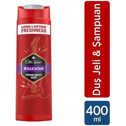 Old Spice Rockstar Erkek Duş Jeli ve Şampuan 400 ml Old Spice Rockstar Erkek Duş Jeli ve Şampuan 400 ml