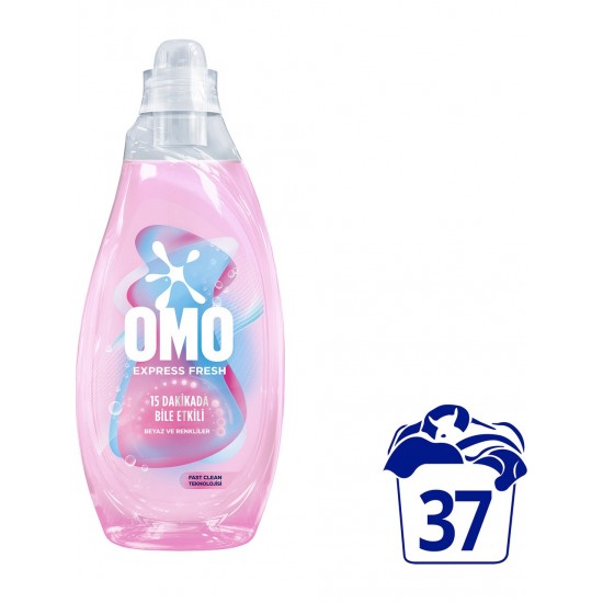 Omo Express Fresh Sensitive Beyaz & Renkliler 37 Yıkama Omo Express Fresh Sensitive Beyaz & Renkliler 37 Yıkama