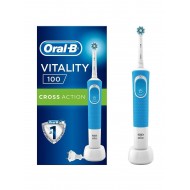 Oral-B D100 Vitality Cross Action Şarjlı Diş Fırçası - Mavi Oral-B D100 Vitality Cross Action Şarjlı Diş Fırçası - Mavi