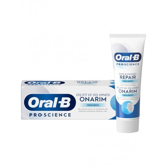 ORAL-B MACUN ONARIM FERAH BEYAZ 75 ML ORAL-B MACUN ONARIM FERAH BEYAZ 75 ML