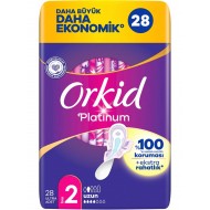 Orkid Platinum Uzun (Boy 2) 28 adet Hijyenik Ped Orkid Platinum Uzun (Boy 2) 28 adet Hijyenik Ped
