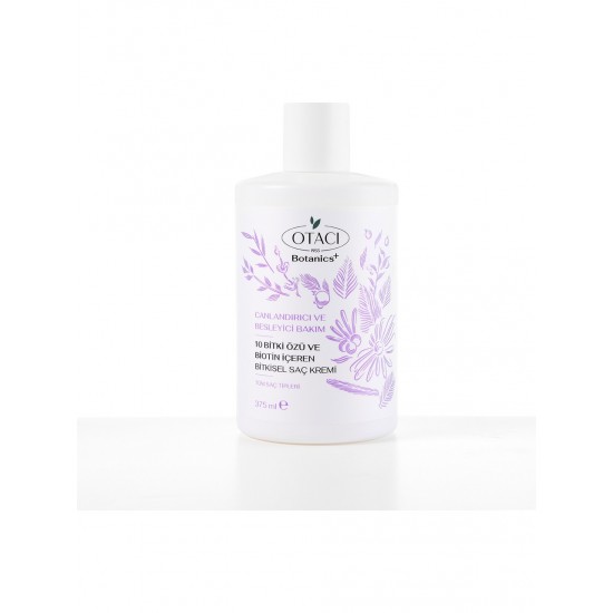 Otacı Botanics + Canlandırıcı & Besleyici Bakım- 10 Bitki Özü ve Biotin İçeren Bitkisel Saç Kremi 375 ml Otacı Botanics + Canlandırıcı & Besleyici Bakım- 10 Bitki Özü ve Biotin İçeren Bitkisel Saç Kremi 375 ml