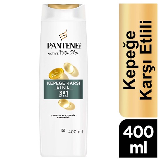 PANTENE SAMP 400 ML KEPEGE KARSI 3/1