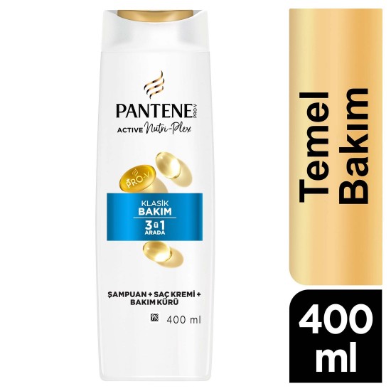 PANTENE SAMP 400 ML KLASIK BAKIM 3/1 PANTENE SAMP 400 ML KLASIK BAKIM 3/1
