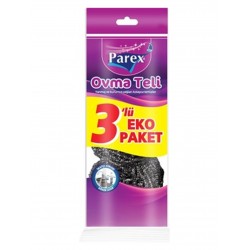 Parex Bulaşık Ovma Teli 3 Adet