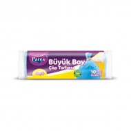 Parex Çöp Torbası Güçlü Büyük Boy 10 Adet 65x80 Parex Çöp Torbası Güçlü Büyük Boy 10 Adet 65x80