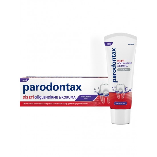 Parodontax Diş Eti Güçlendirme ve Koruma Hyalüronik Asitli & Beyazlatıcı Diş Macunu 75ML Parodontax Diş Eti Güçlendirme ve Koruma Hyalüronik Asitli & Beyazlatıcı Diş Macunu 75ML