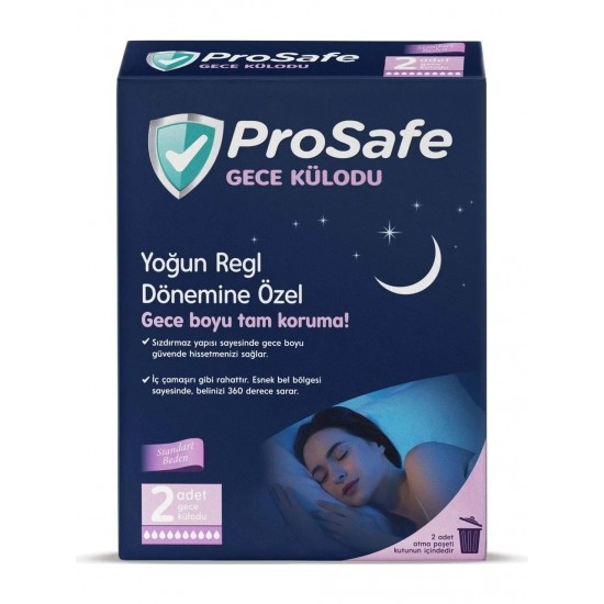 Prosafe Gece Külodu Yoğun Regl Dönemine Özel 2 Adet
