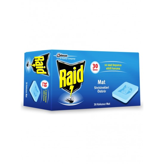 Raid Elektromat Mat Tablet 30'lu Raid Elektromat Mat Tablet 30'lu