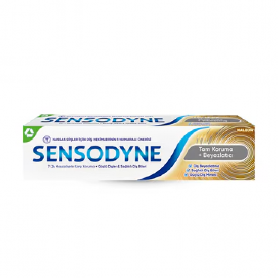 SENSODYNE MACUN TAM KORUMA BEYAZLATICI 50 MLX2 SENSODYNE MACUN TAM KORUMA BEYAZLATICI 50 MLX2