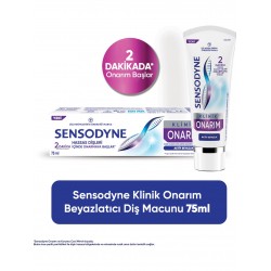 Sensodyne Klinik Onarım Beyazlatıcı Diş Macunu 75ML Sensodyne Klinik Onarım Beyazlatıcı Diş Macunu 75ML