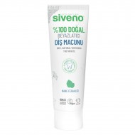 Siveno %100 Doğal Diş Macunu Beyazlatıcı Nane Ferahlığı Florürsüz 65 Gr