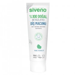 Siveno %100 Doğal Diş Macunu Beyazlatıcı Nane Ferahlığı Florürsüz 65 Gr Siveno %100 Doğal Diş Macunu Beyazlatıcı Nane Ferahlığı Florürsüz 65 Gr