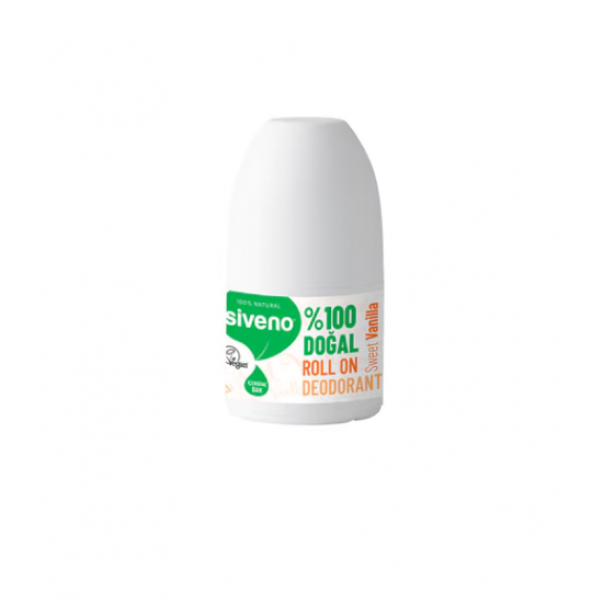 Siveno %100 Doğal Roll On Sweet Vanilla 40 ml Siveno %100 Doğal Roll On Sweet Vanilla 40 ml