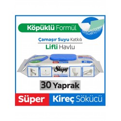 Sleepy Easy Clean Süper Kireç Sökücü Havlu 30 Yaprak